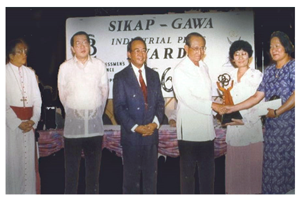 1995 Bishop Businessmen's Conference of the Philippines Sikap Gawa Award