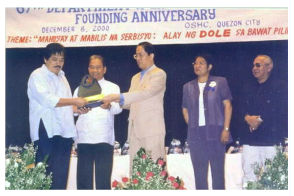 DOLE's 1989 and 1991 Kapwa Award